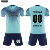 Soccer Jersey Custom JLS1P004 Lake Blue - applecome