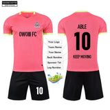 Soccer Jersey Custom MB1P020 Rose Red - applecome