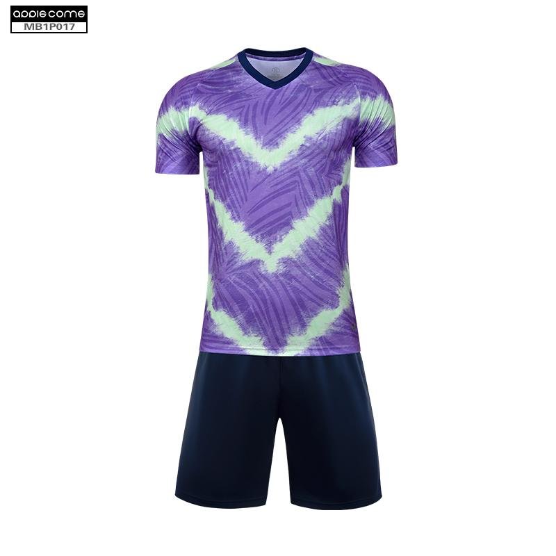 Soccer Jersey Custom MB1P017 Purple - applecome