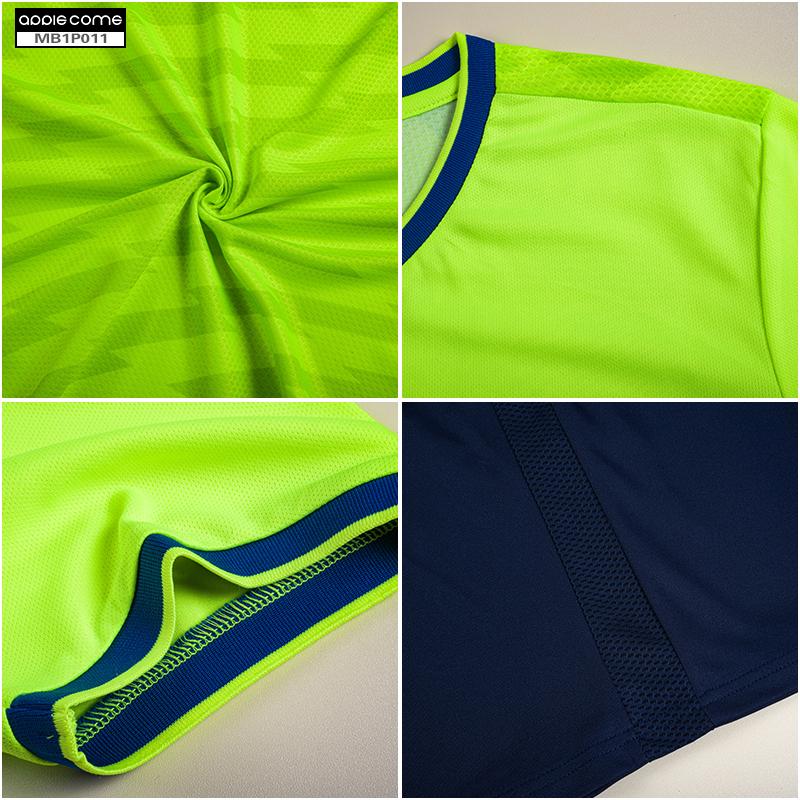 Soccer Jersey Custom MB1P011 Fluorescent Green - applecome
