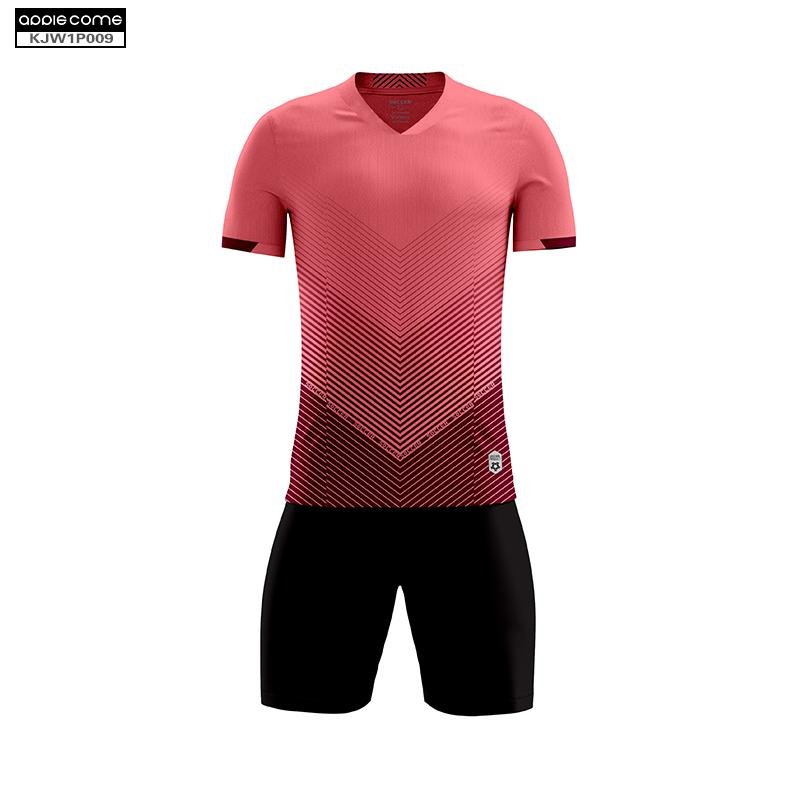Soccer Jersey Custom KJW1P009 Pink - applecome
