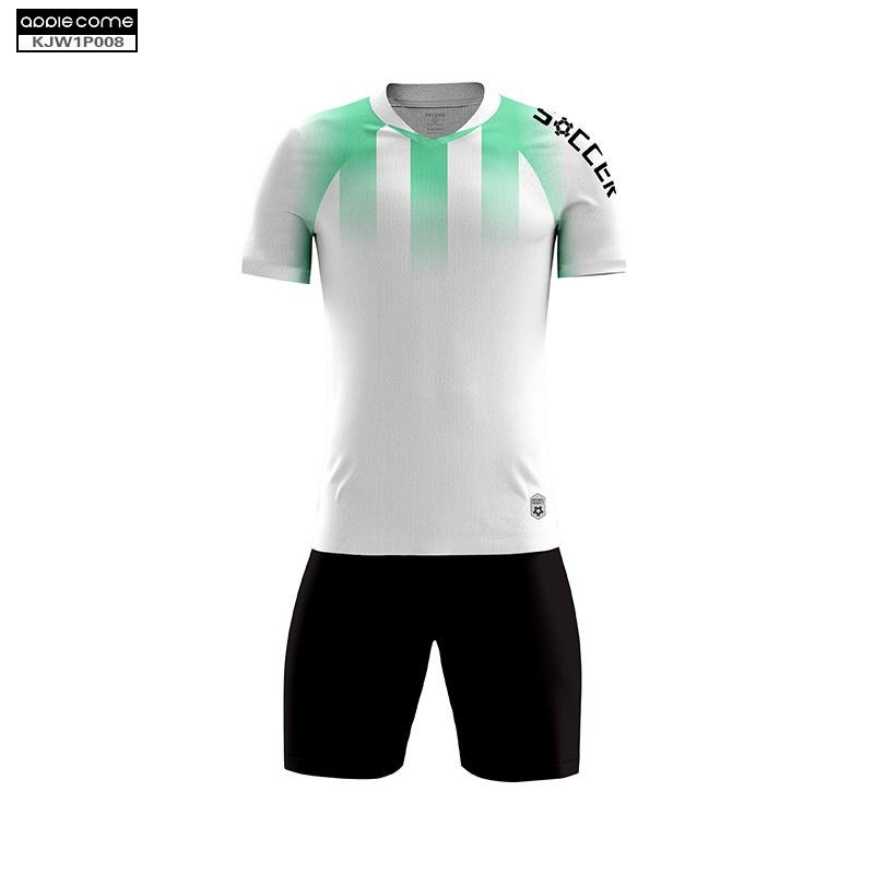 Soccer Jersey Custom KJW1P008 White - applecome