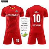 Soccer Jersey Custom BLJ1P003 Red - applecome