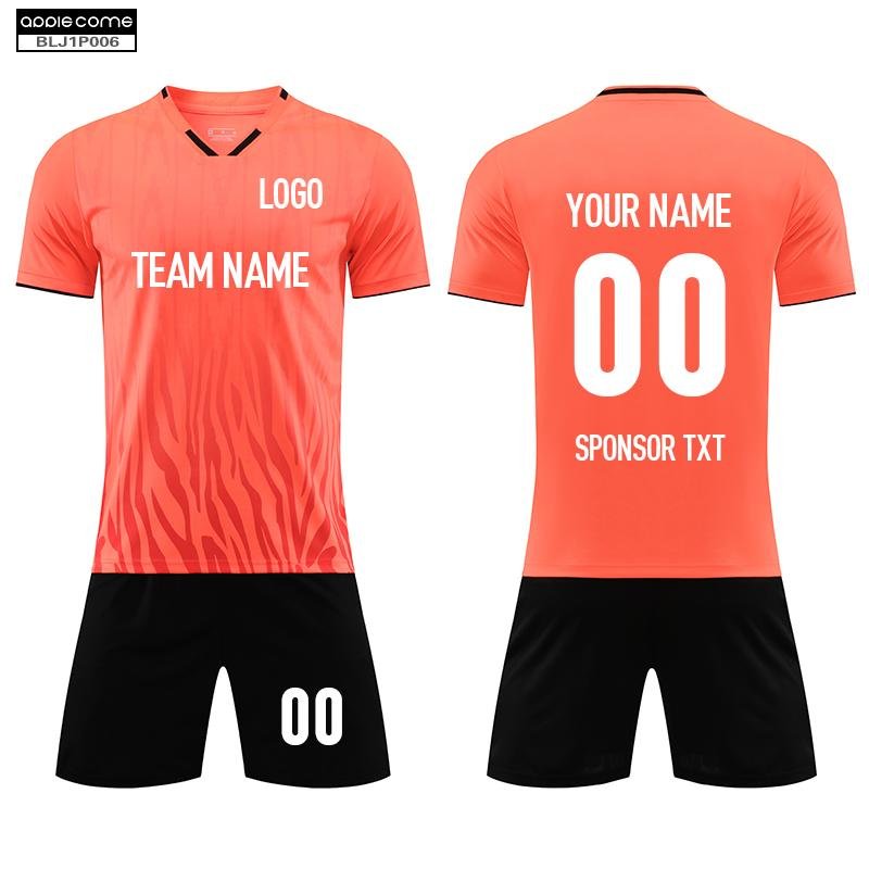Soccer Jersey Custom BLJ1P006 Orange - applecome