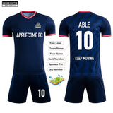 Soccer Jersey Custom MB1P011 Royal Blue - applecome