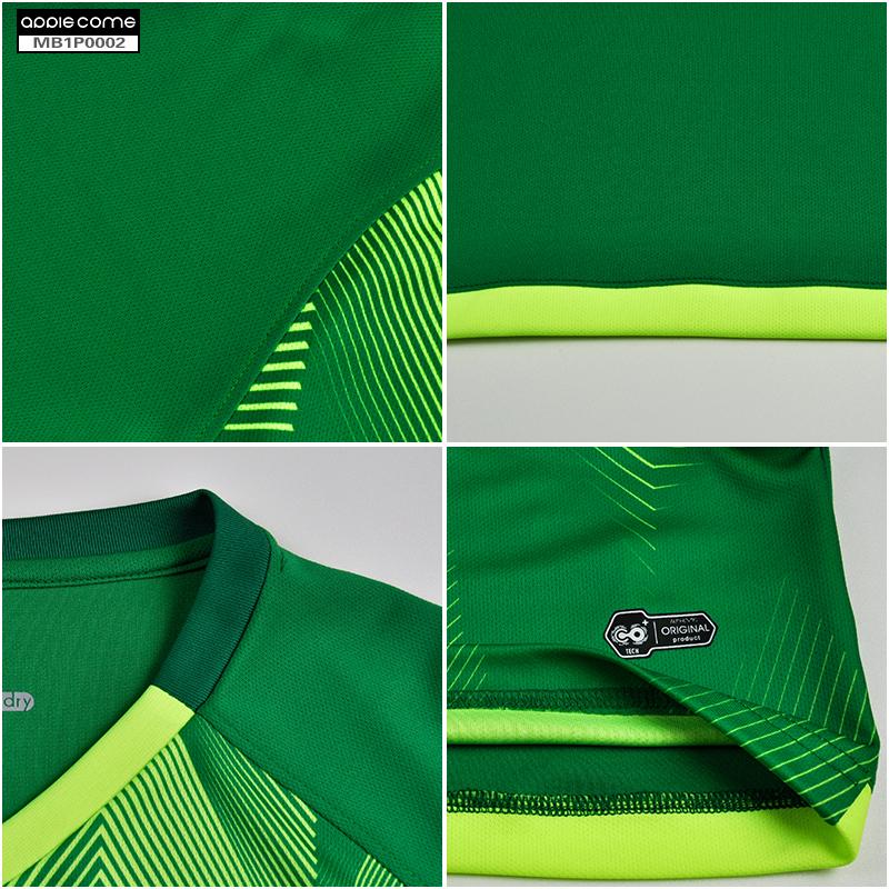Soccer Jersey Custom MB1P002 Green - applecome