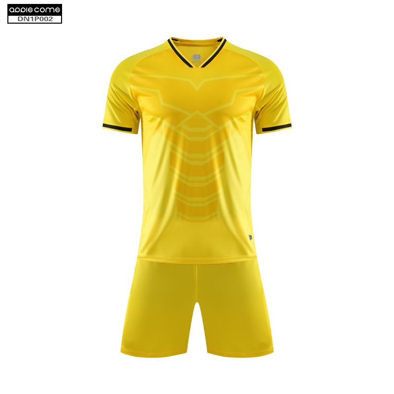 Soccer Jersey Custom DN1P002 Yellow - applecome