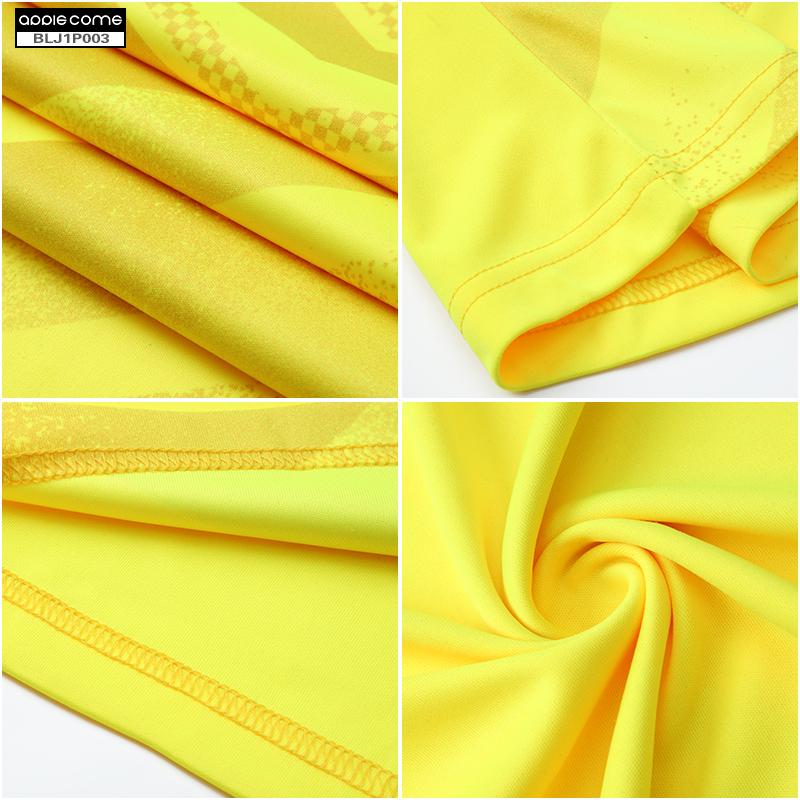 Soccer Jersey Custom BLJ1P003 Yellow - applecome