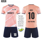 Soccer Jersey Custom YM1P004 Pink - applecome