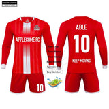 Soccer Jersey Custom MB1P022 Red - applecome