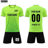 Soccer Jersey Custom BLJ1P001 Fluorescent Green - applecome