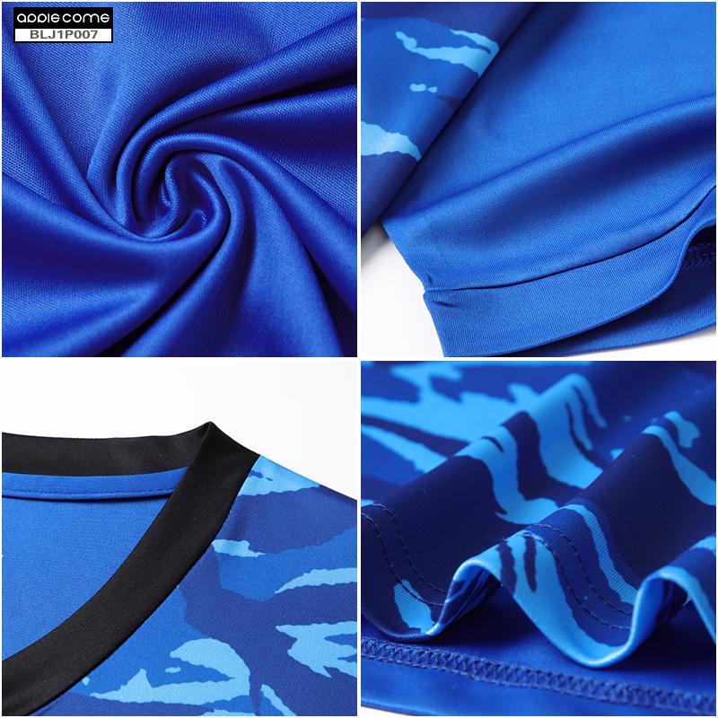 Soccer Jersey Custom BLJ1P007 Blue - applecome