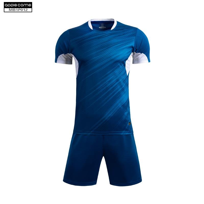 Soccer Jersey Custom MB1P012 Blue - applecome