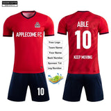 Soccer Jersey Custom MB1P011 Red - applecome