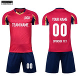 Soccer Jersey Custom MB1P014 Red - applecome