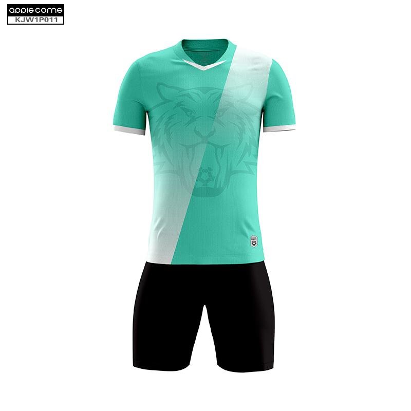 Soccer Jersey Custom KJW1P011 Pink Greenish - applecome