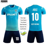 Soccer Jersey Custom MB1P013 Blue - applecome