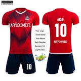 Soccer Jersey Custom MB1P002 Red - applecome