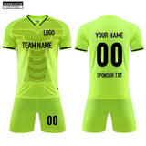 Soccer Jersey Custom DN1P002 Fluorescent Green - applecome