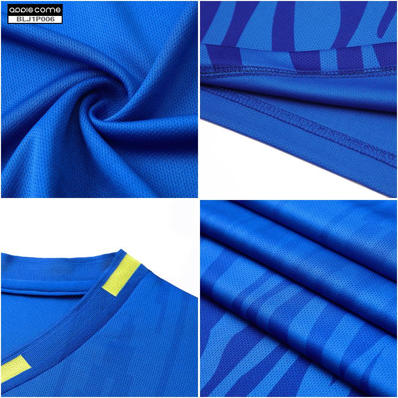 Soccer Jersey Custom BLJ1P006 Blue - applecome