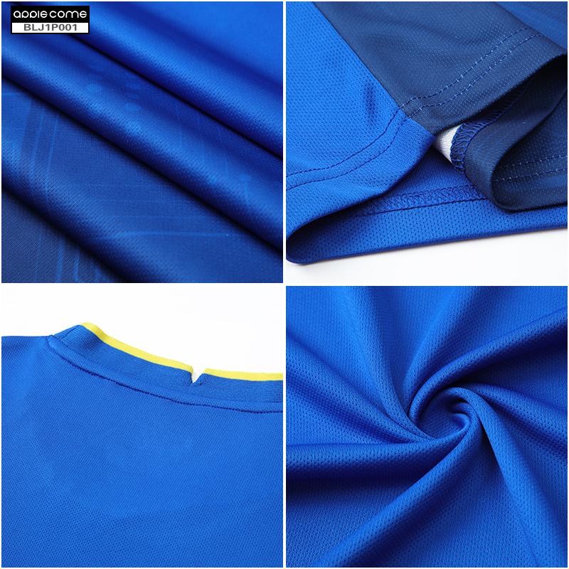 Soccer Jersey Custom BLJ1P001 Blue - applecome