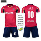 Soccer Jersey Custom MB1P014 Red - applecome