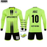 Soccer Jersey Custom MB1P022 Fluorescent Green - applecome