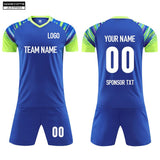 Soccer Jersey Custom JLS1P003 Blue - applecome