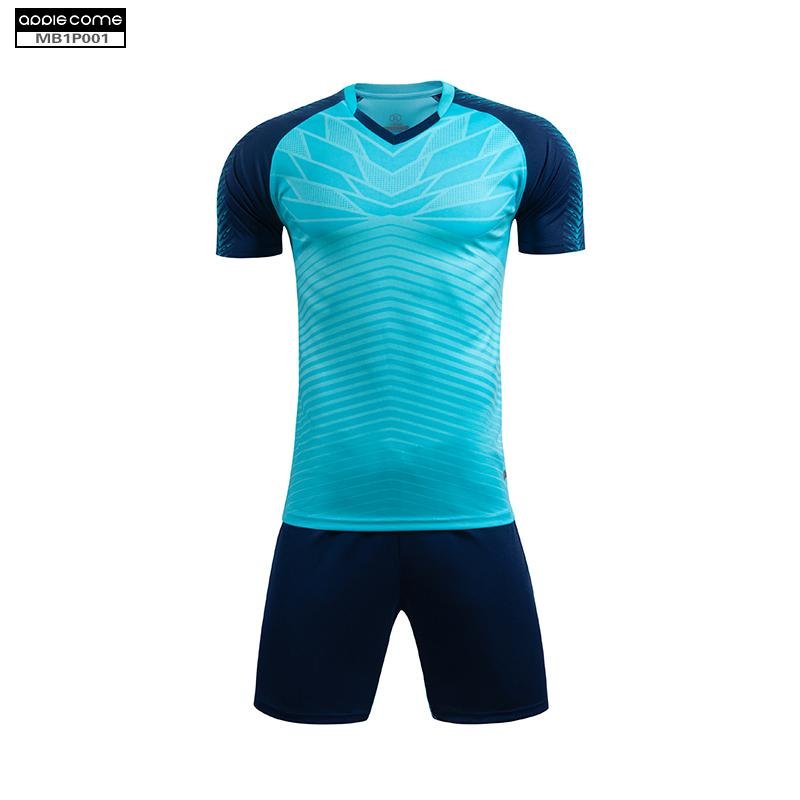 Soccer Jersey Custom MB1P001 Light Blue - applecome