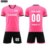 Soccer Jersey Custom BLJ1P005 Pink - applecome