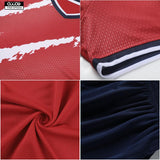 Soccer Jersey Custom YM1P004 Red - applecome