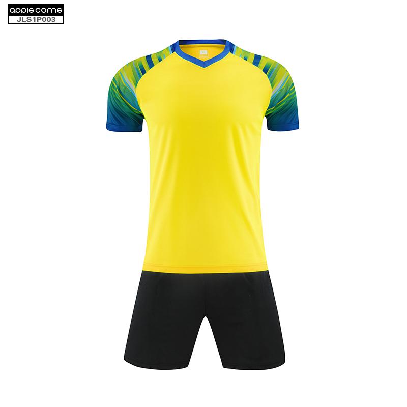Soccer Jersey Custom JLS1P003 Yellow - applecome