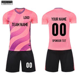 Soccer Jersey Custom MB1P015 Pink - applecome