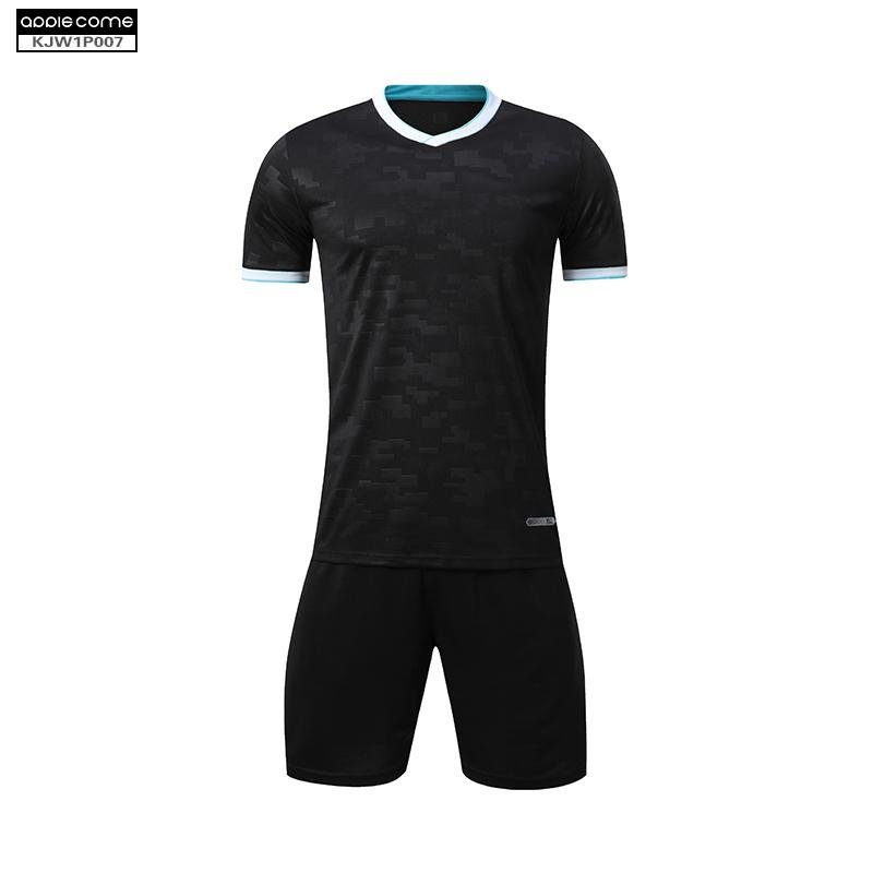 Soccer Jersey Custom KJW1P007 Black - applecome