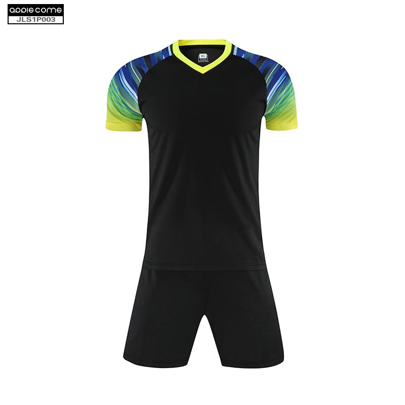 Soccer Jersey Custom JLS1P003 Black - applecome