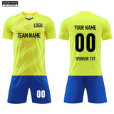 Soccer Jersey Custom BLJ1P003 Yellow - applecome