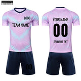 Soccer Jersey Custom MB1P017 Pink - applecome
