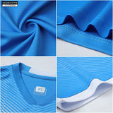 Soccer Jersey Custom JLS1P004 Light Blue - applecome